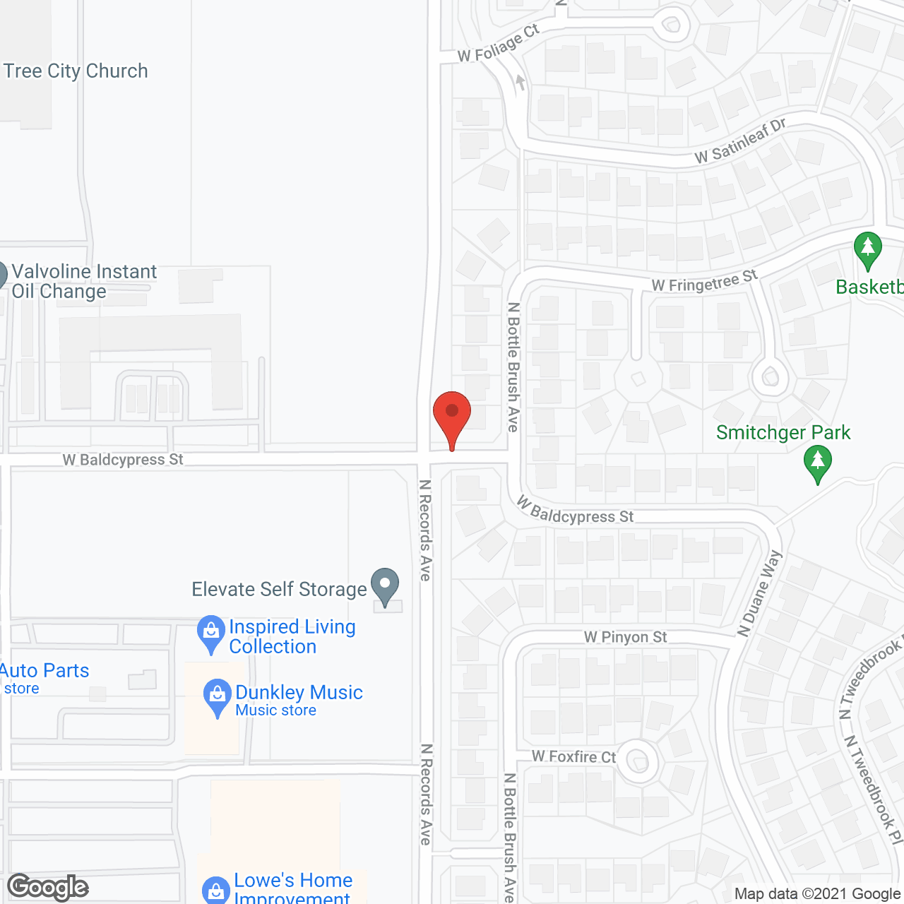 Affinity at Boise in google map