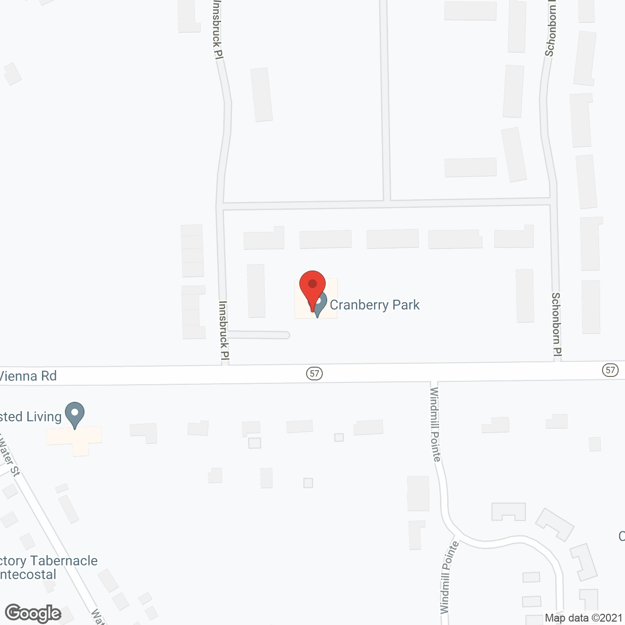 Cranberry Park of Clio Assisted Living in google map