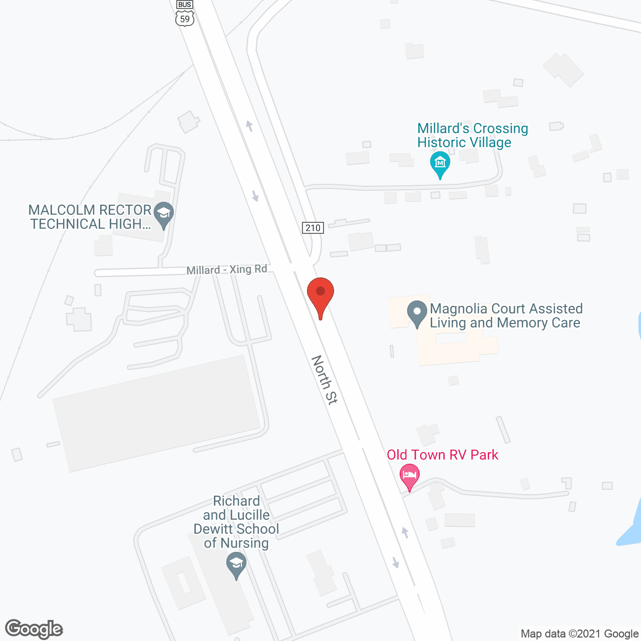 Magnolia Court Assisted Living and Memory Care in google map