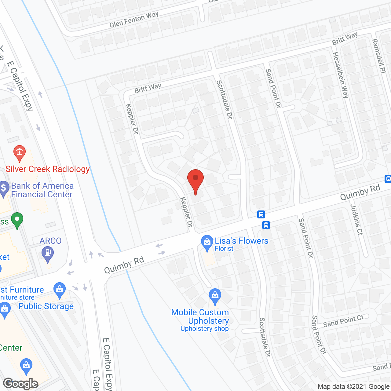 Eastridge Residential Care Home in google map