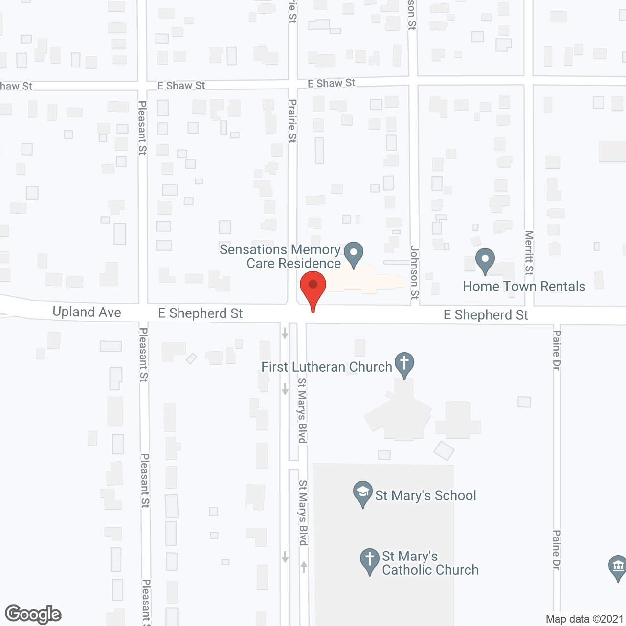 Sensations Memory Care Residence in google map