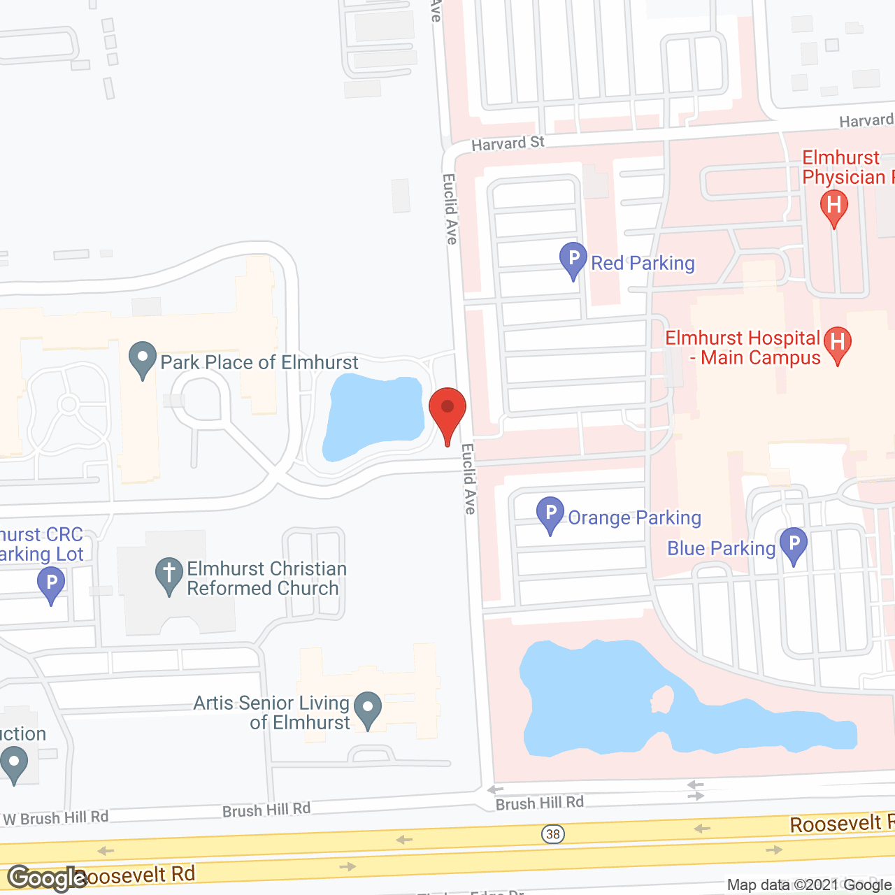 Park Place of Elmhurst in google map