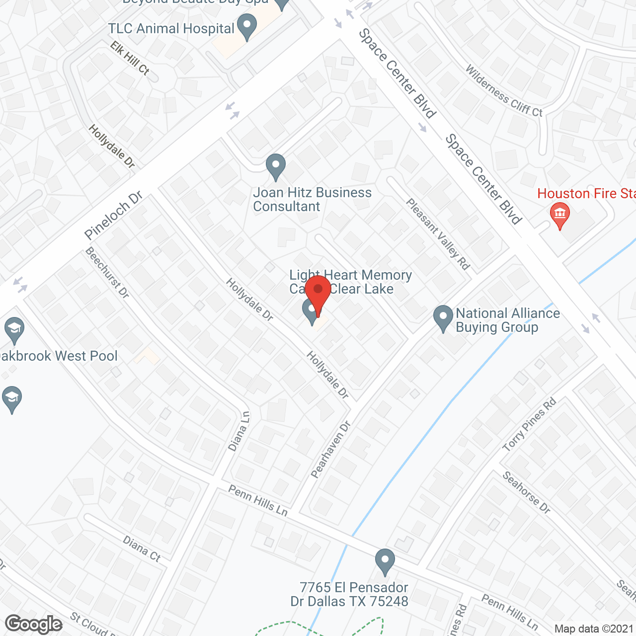 Light Heart Memory Care - Clear Lake in google map
