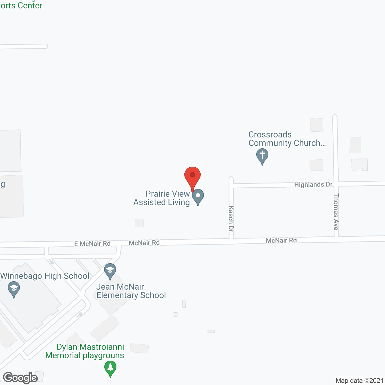 Prairie View Assisted Living in google map