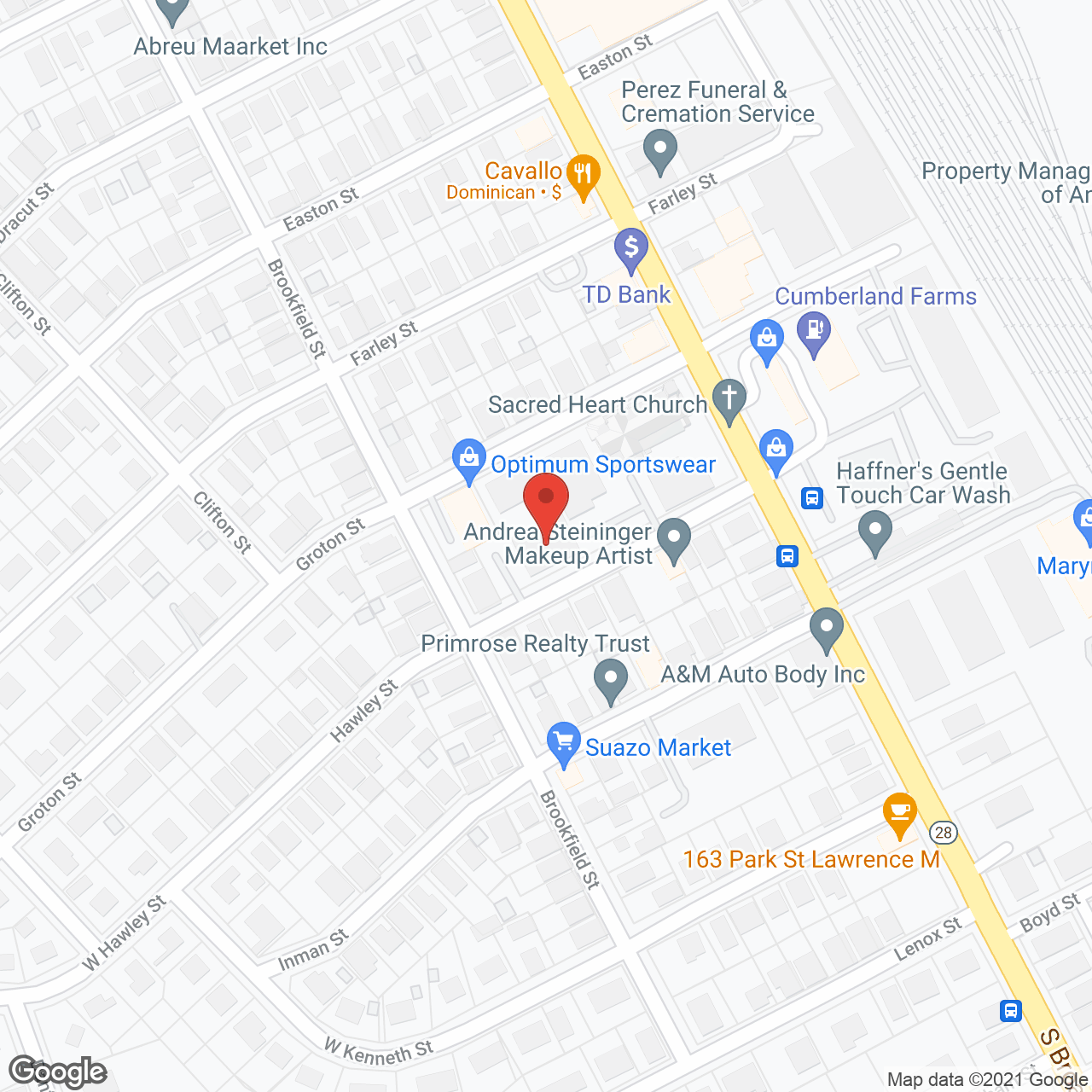Sacred Heart Apartments in google map