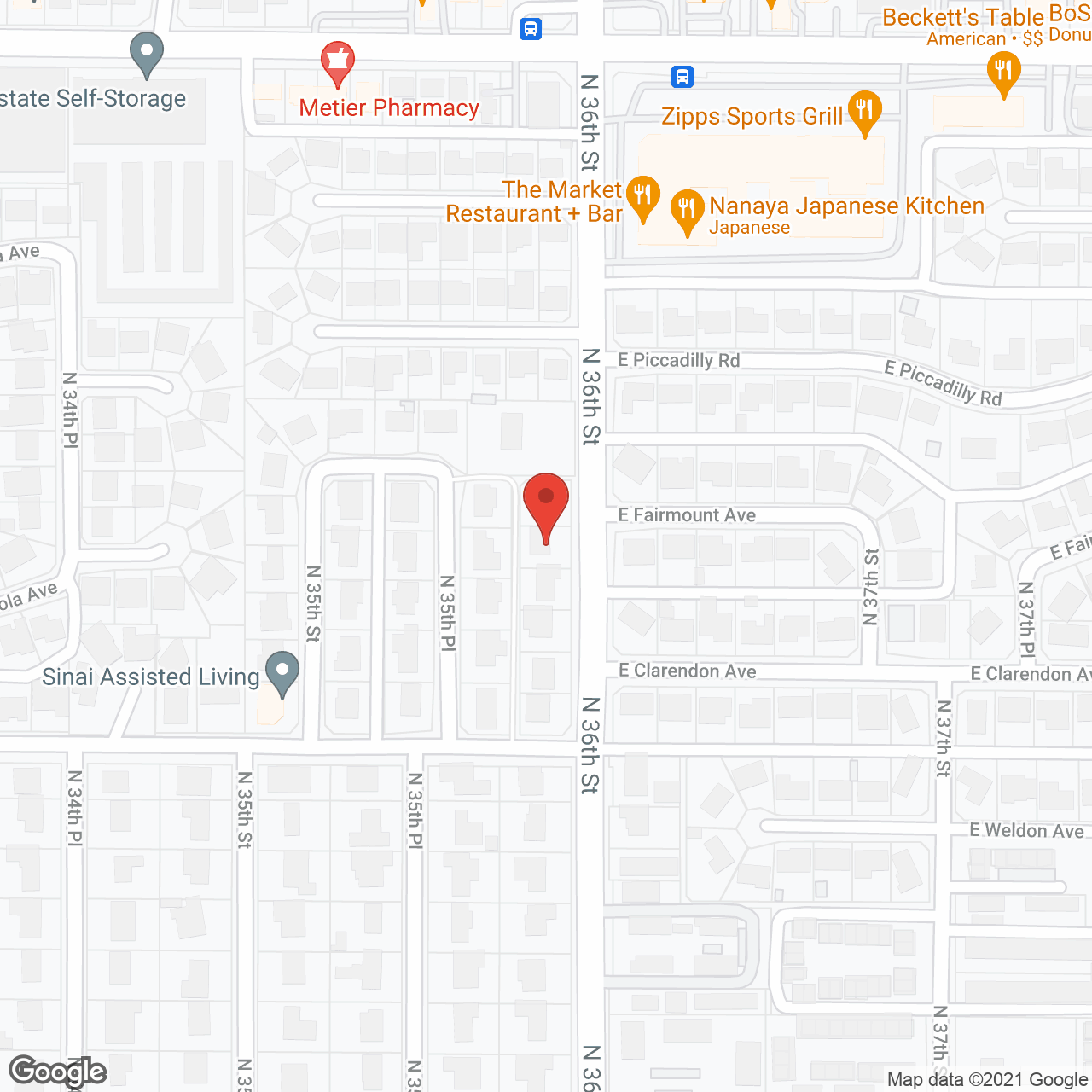 Sacred Heart Homes in google map