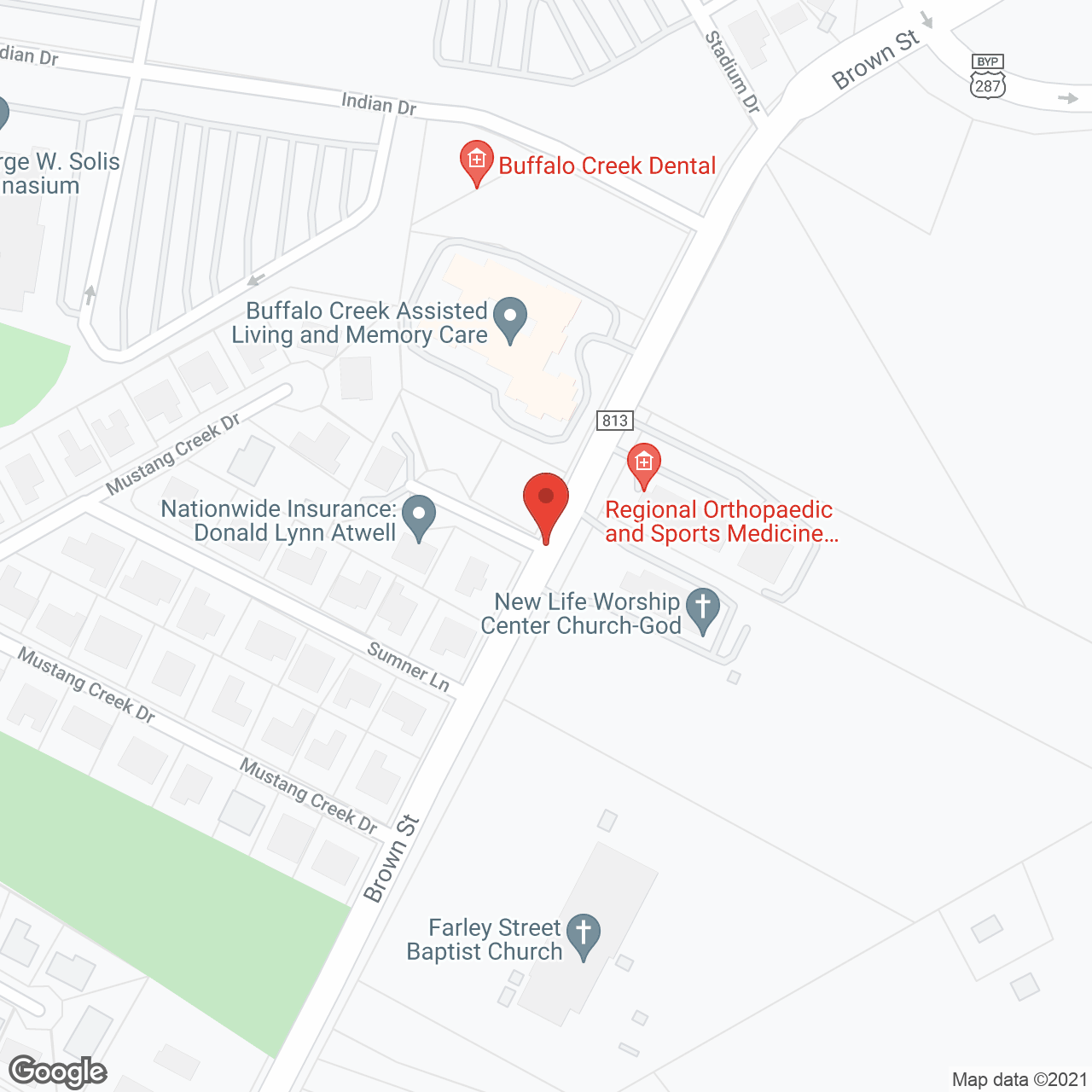 Buffalo Creek Assisted Living and Memory Care in google map