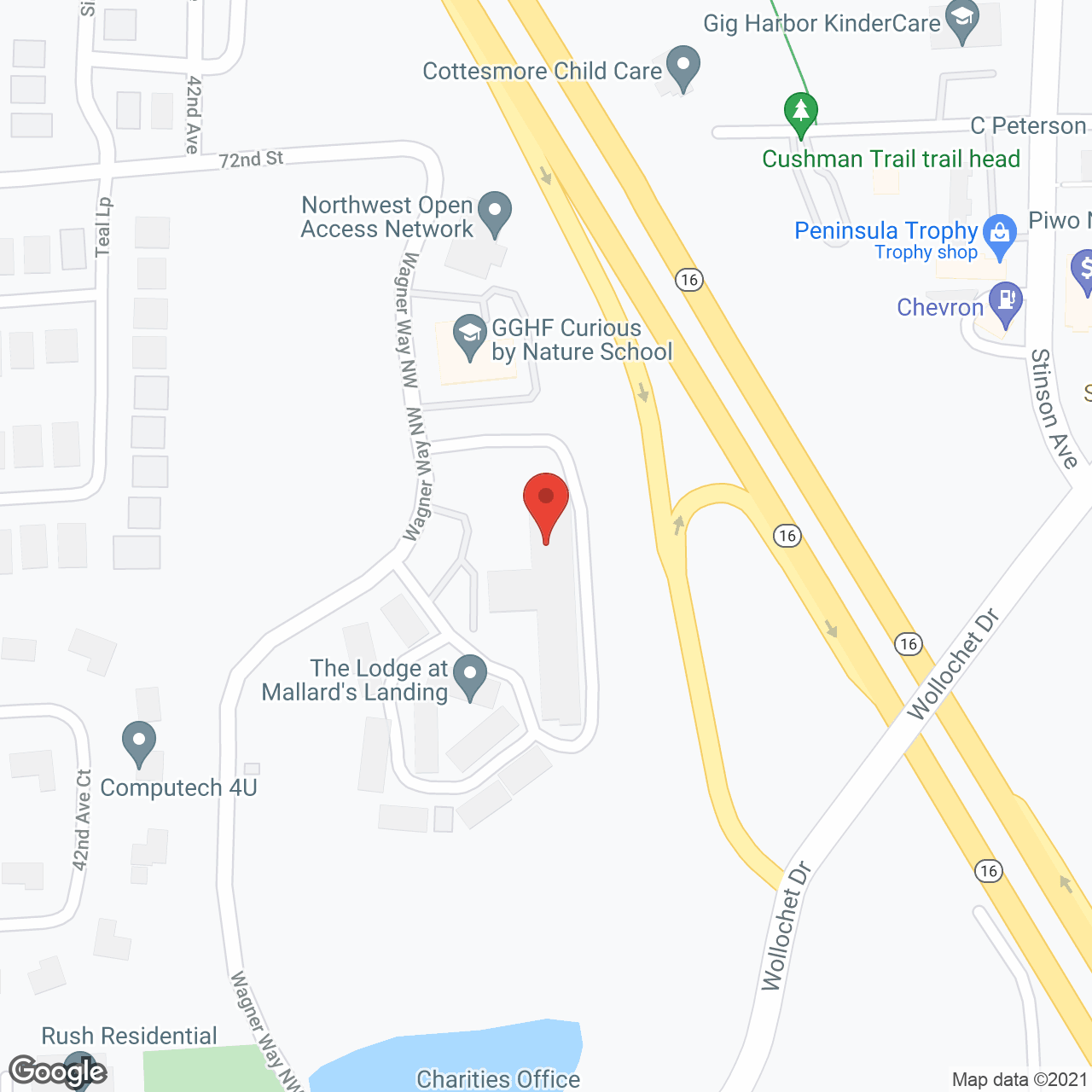 The Lodge at Mallard's Landing in google map