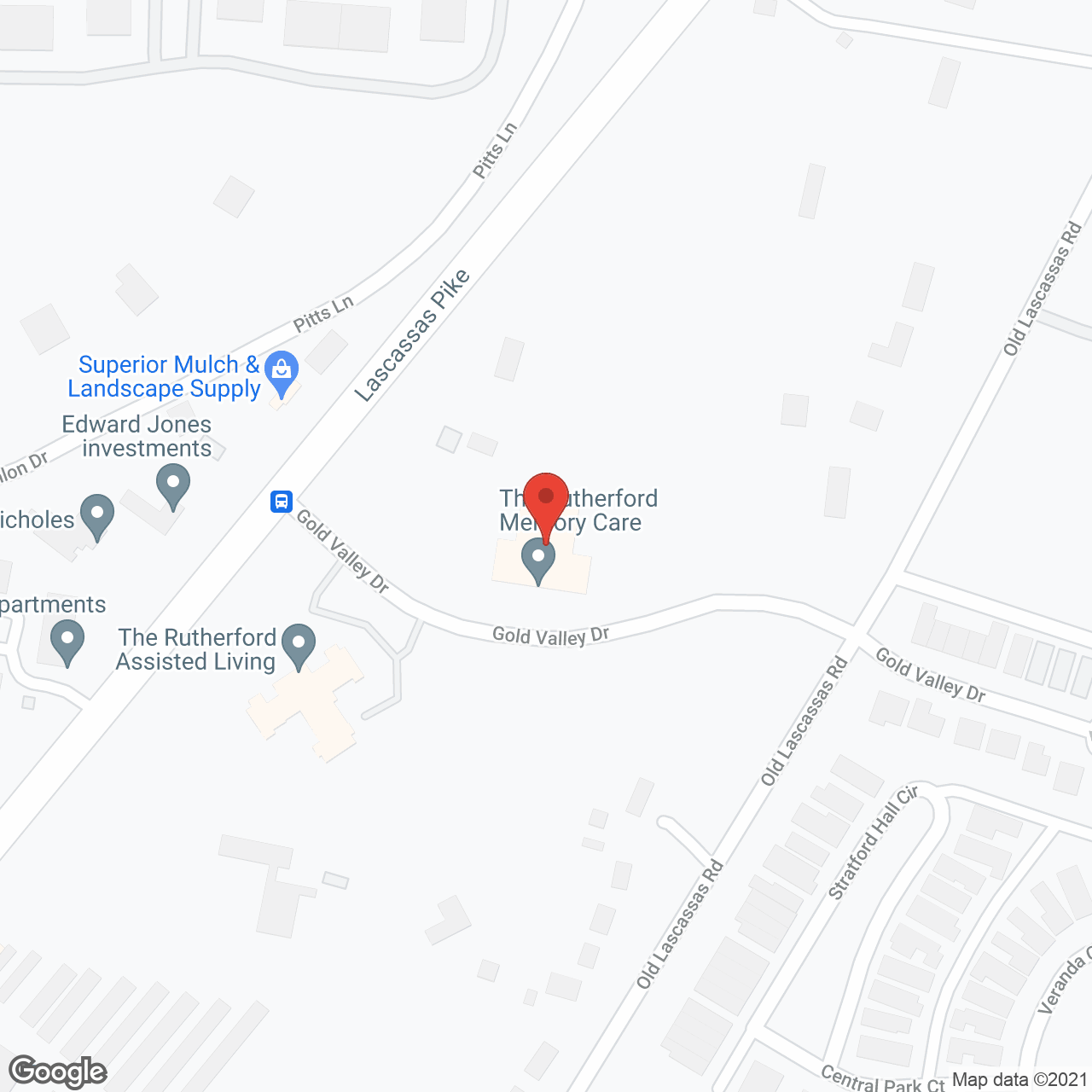 The Rutherford Memory Care in google map