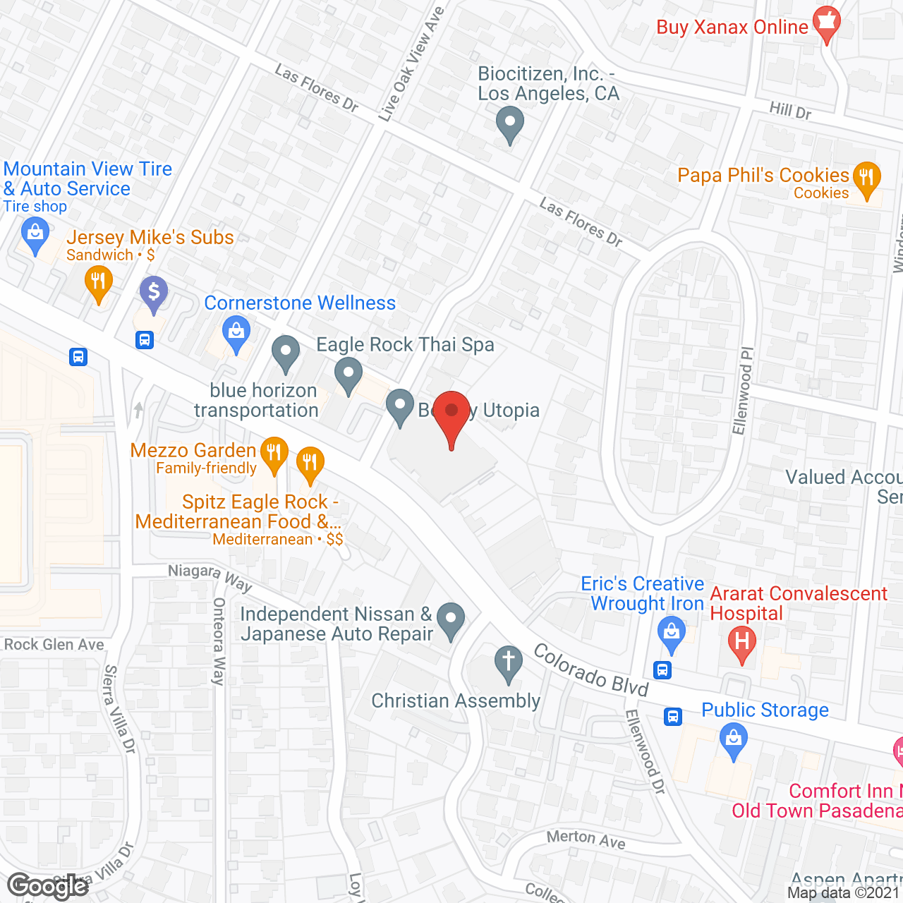 Colorado Terrace in google map
