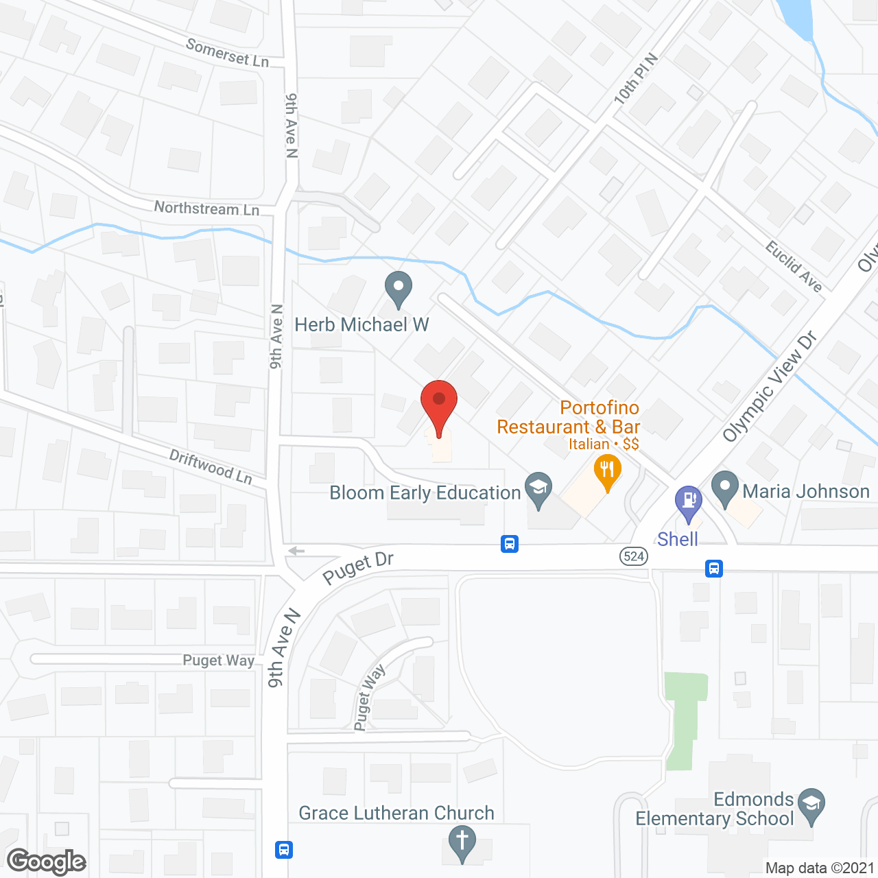 Sunset Villa in google map