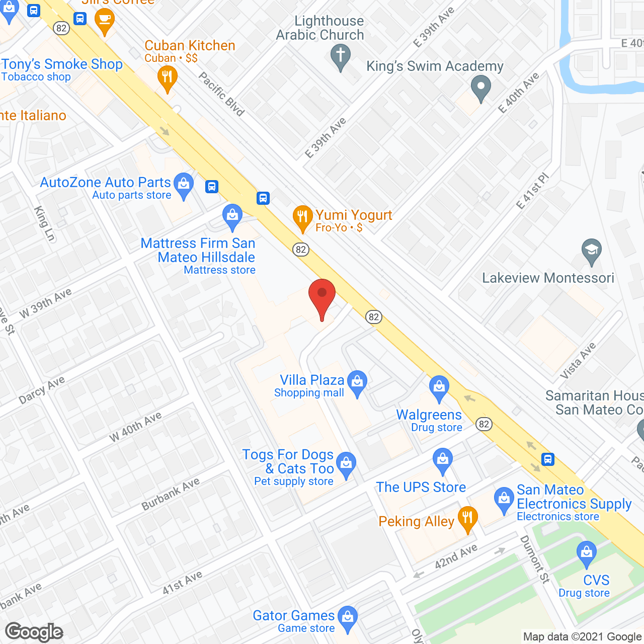 The Villa at San Mateo in google map