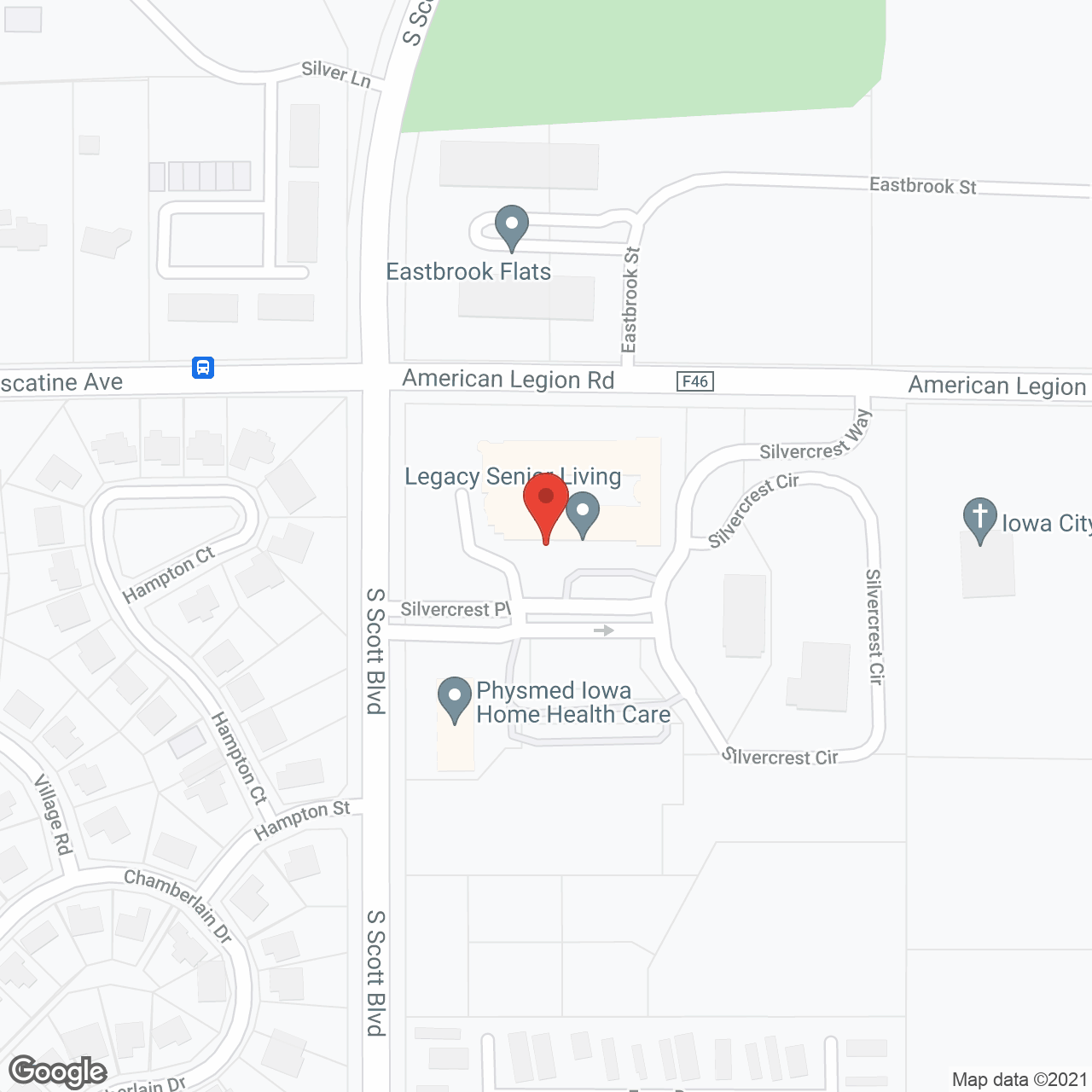 Legacy Pointe in google map