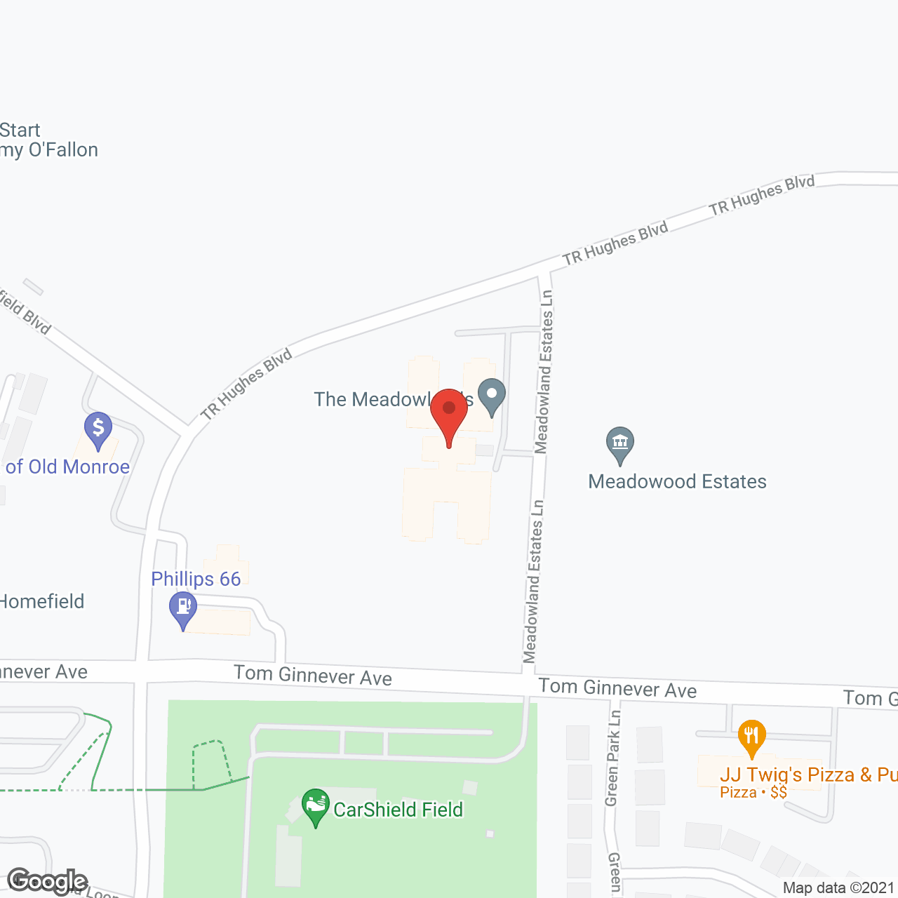 Assisted Living at The Meadowlands in google map