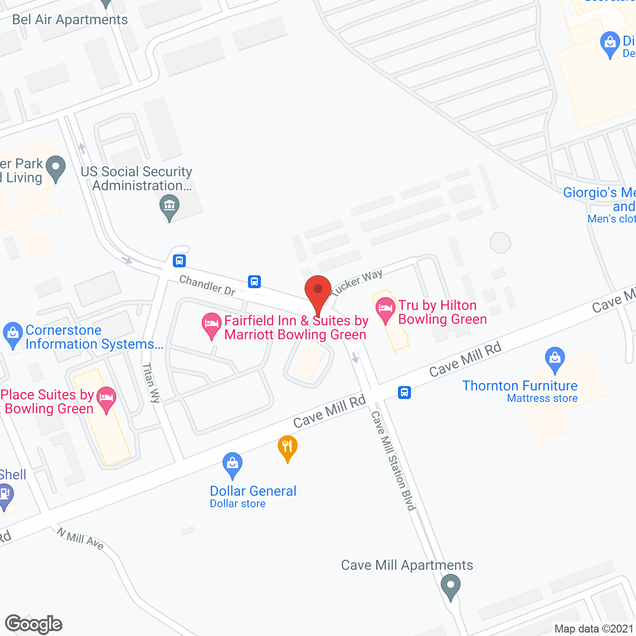 Chandler Park Assisted Living in google map
