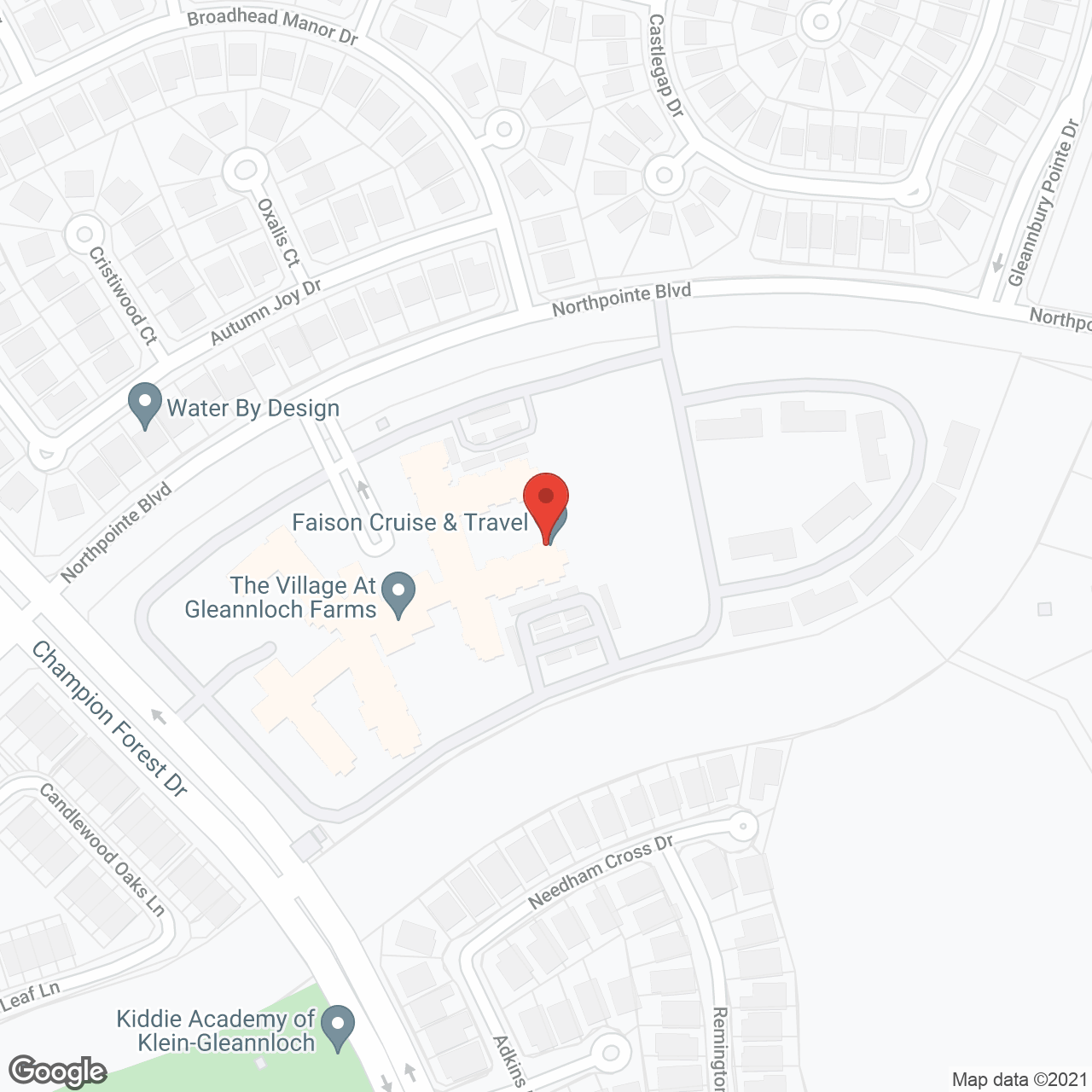 The Village at Gleannloch Farms,  a CCRC in google map