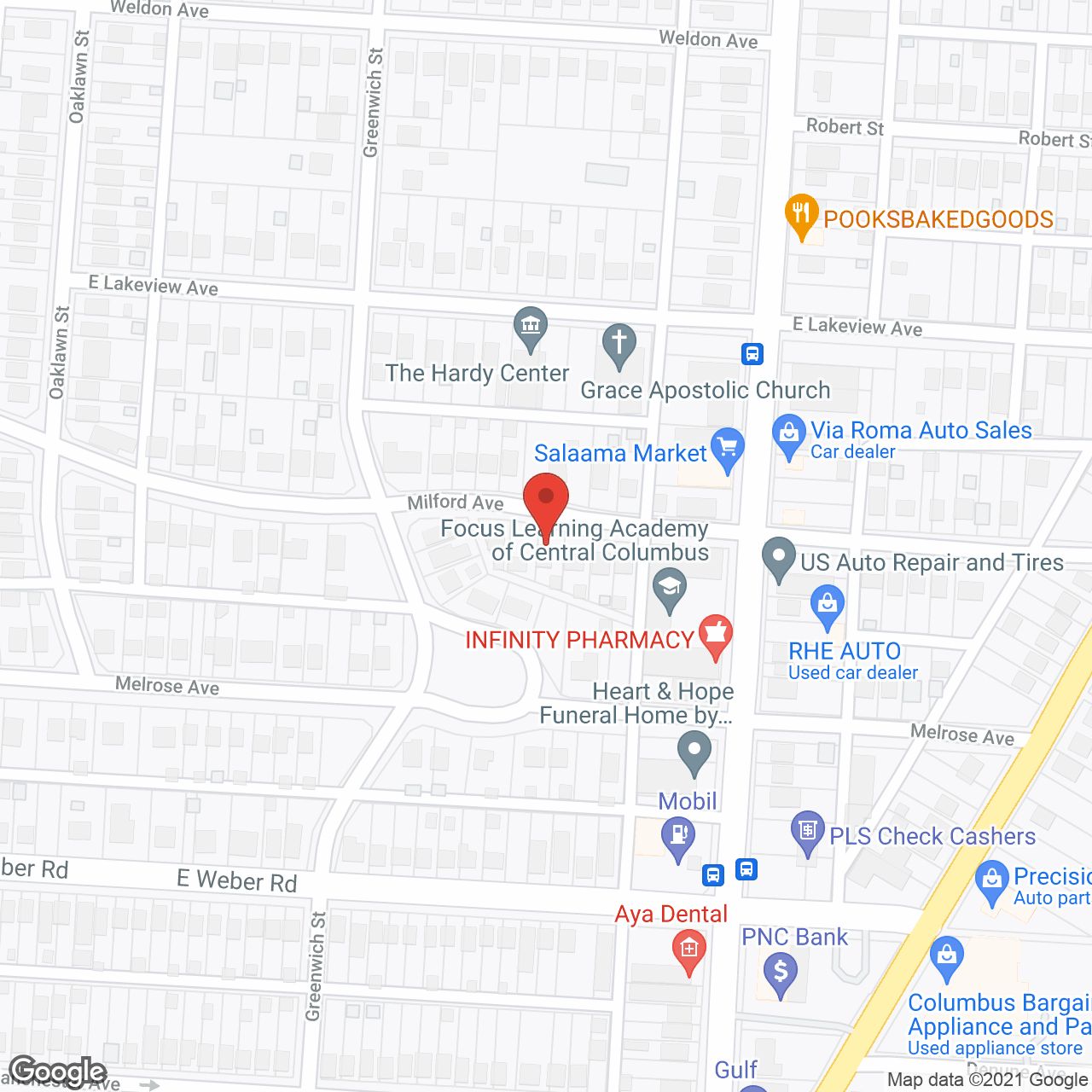 A Blessed Business of Family Homes in google map