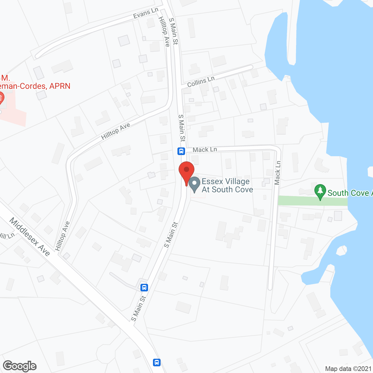 Essex Village Manor in google map