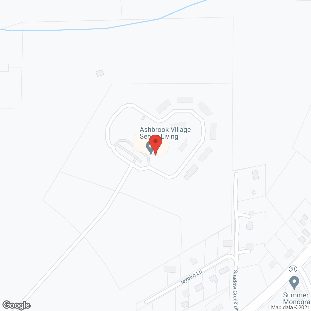 Ashbrook Village in google map