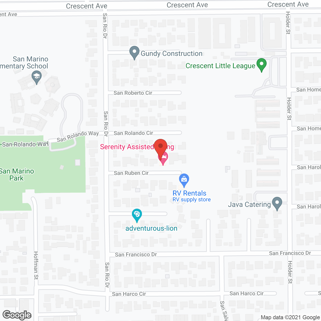 Buena Park Elder Care in google map