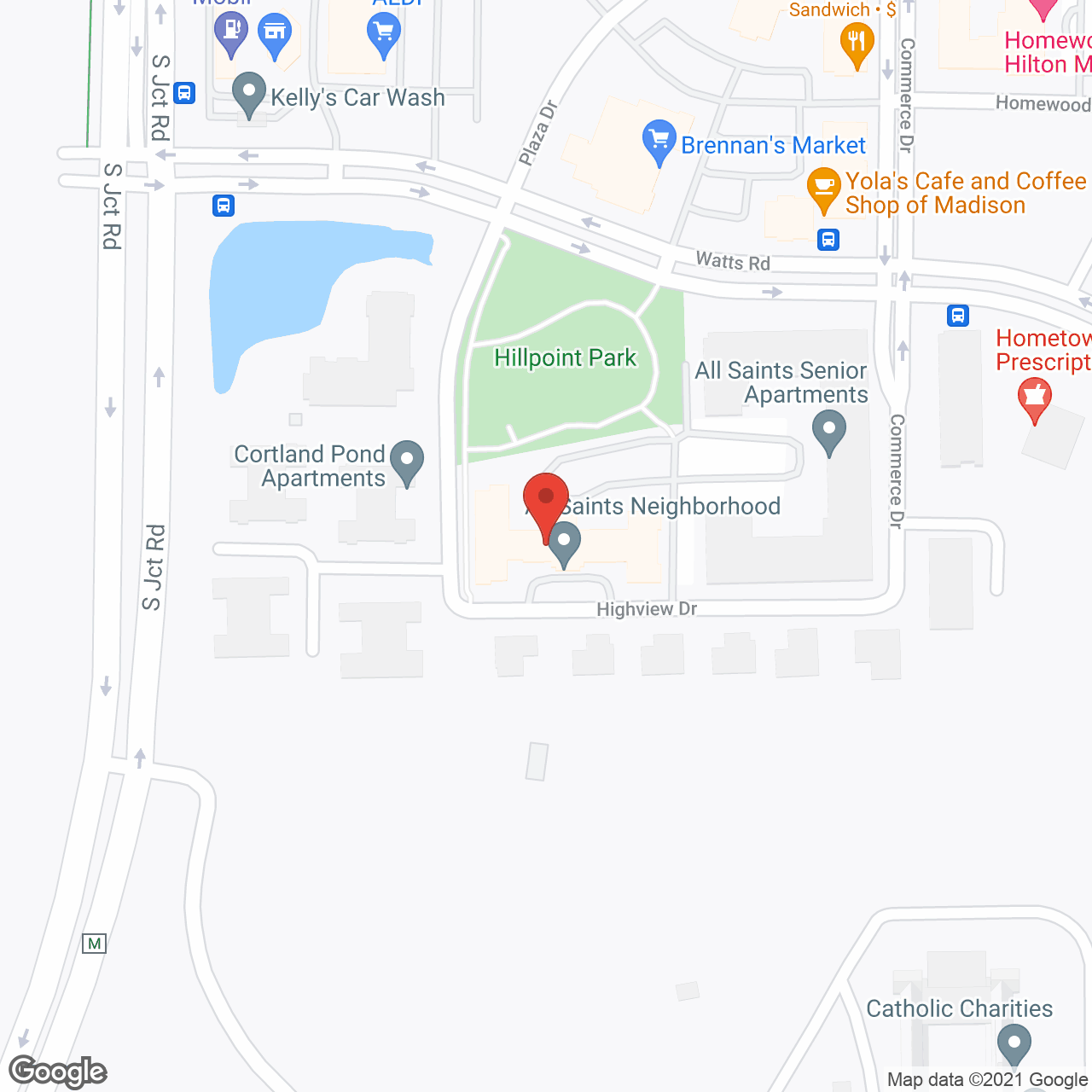 All Saints Assisted Living in google map