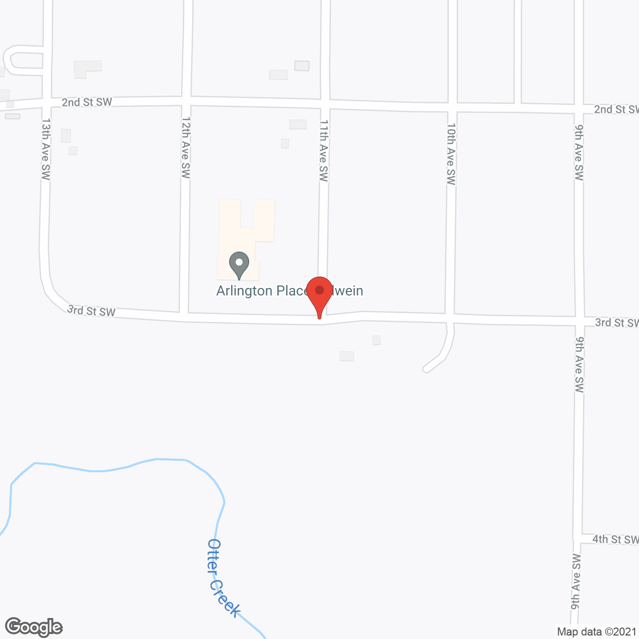 Arlington Place at Oelwein in google map