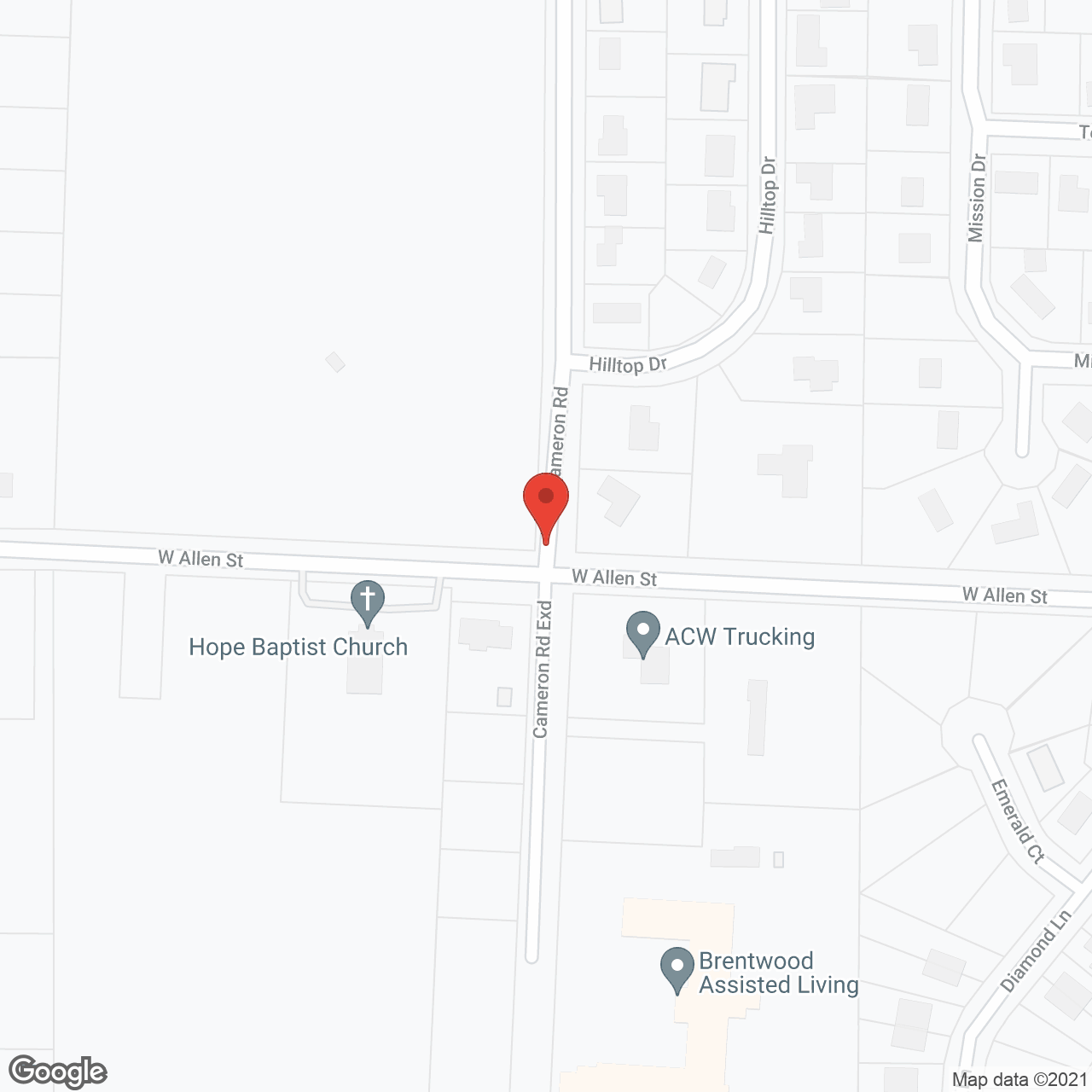 Vista Prairie at Brentwood in google map
