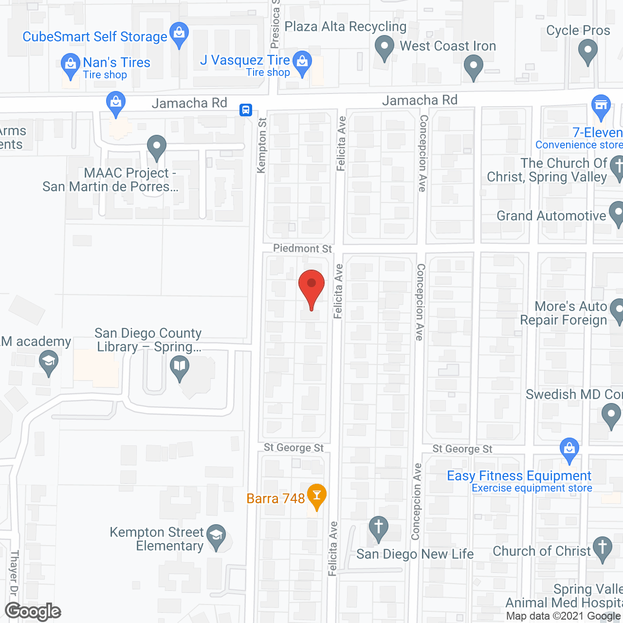 Casa Primavera in google map