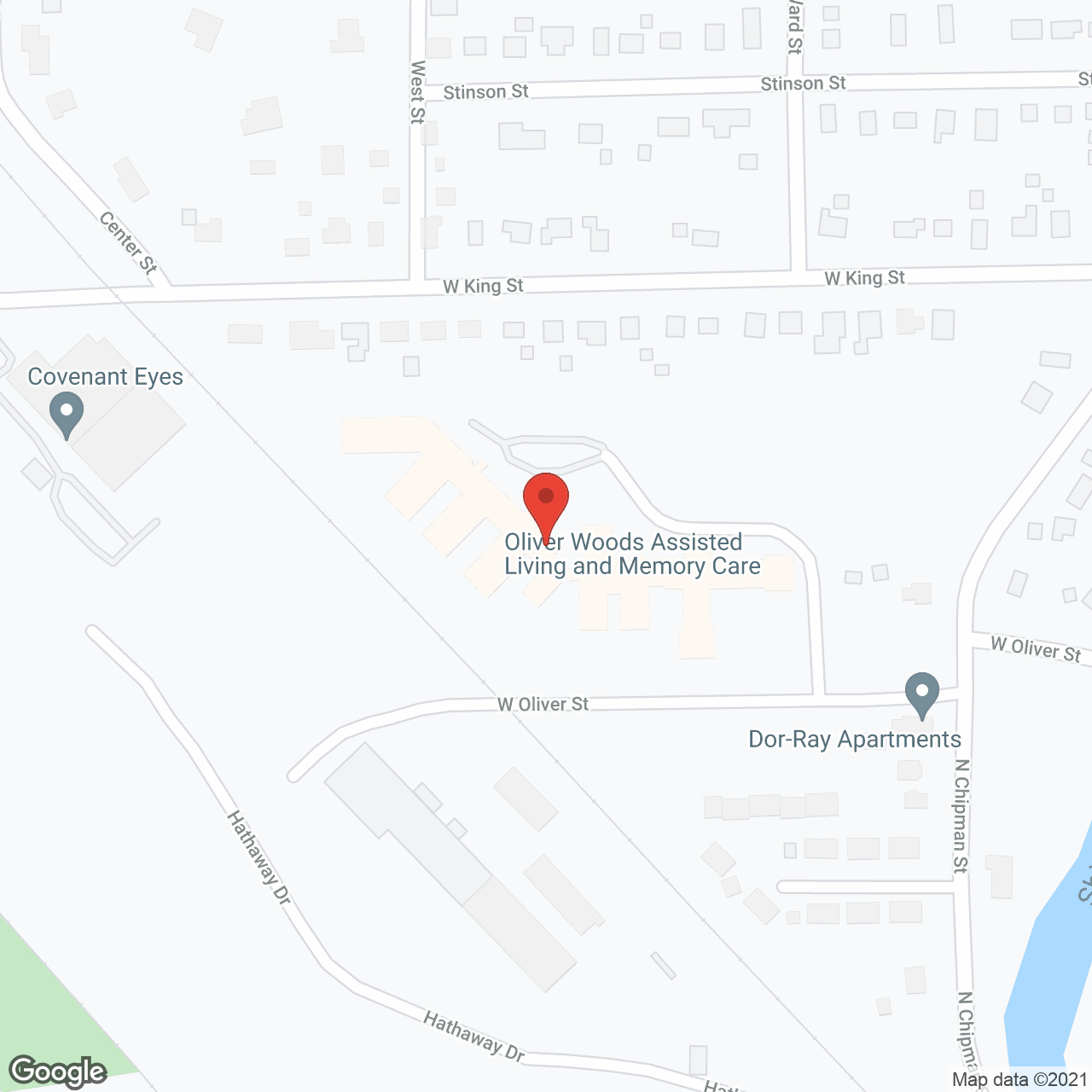Oliver Woods Assisted Living and Memory Care in google map