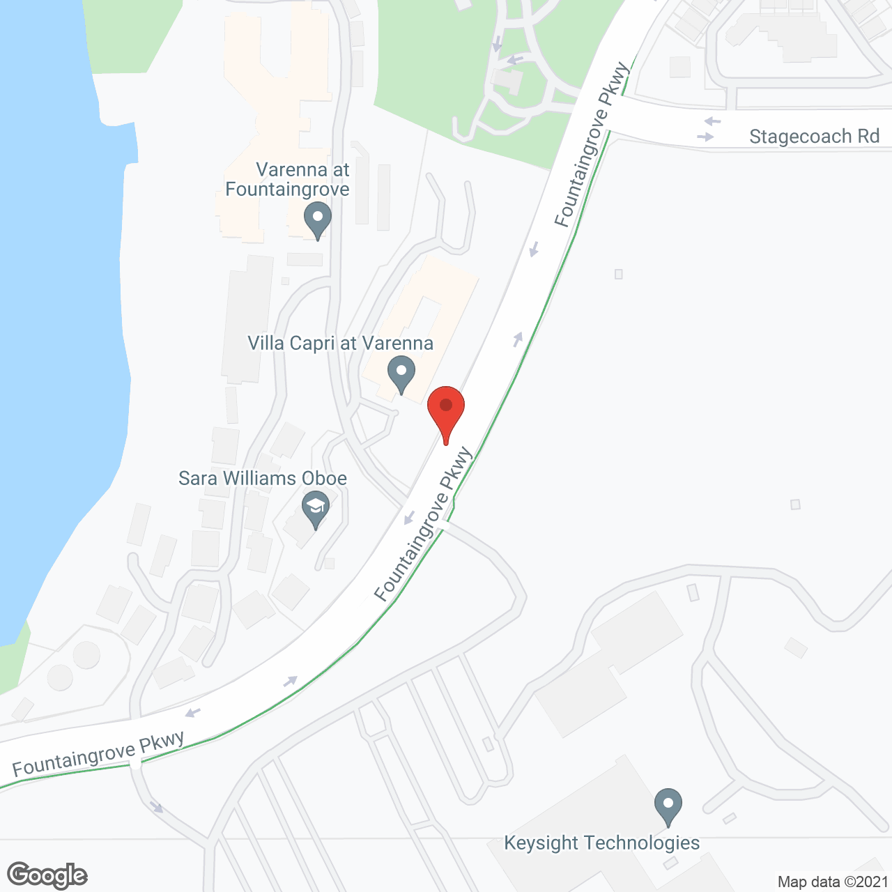 Oakmont of Villa Capri in google map