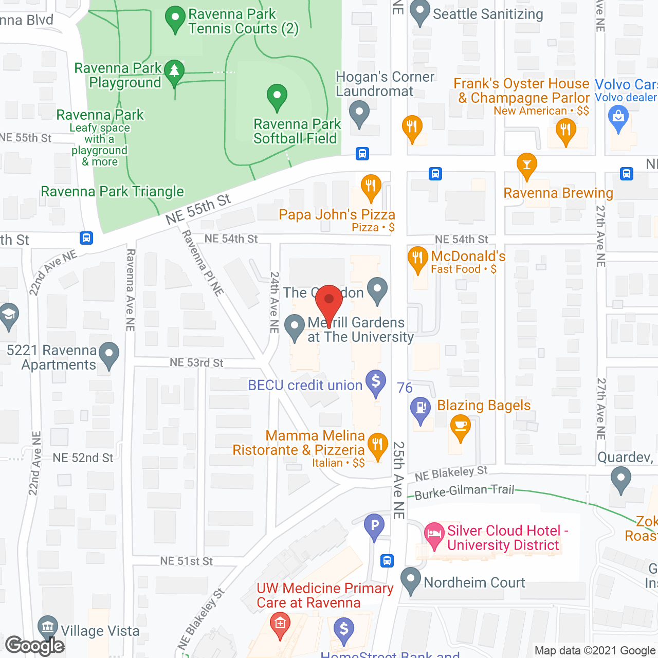 Merrill Gardens at The University in google map