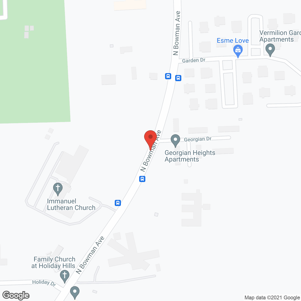 Bowman Estates in google map