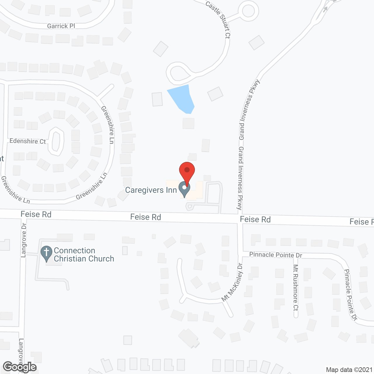 Caregivers Inn in google map