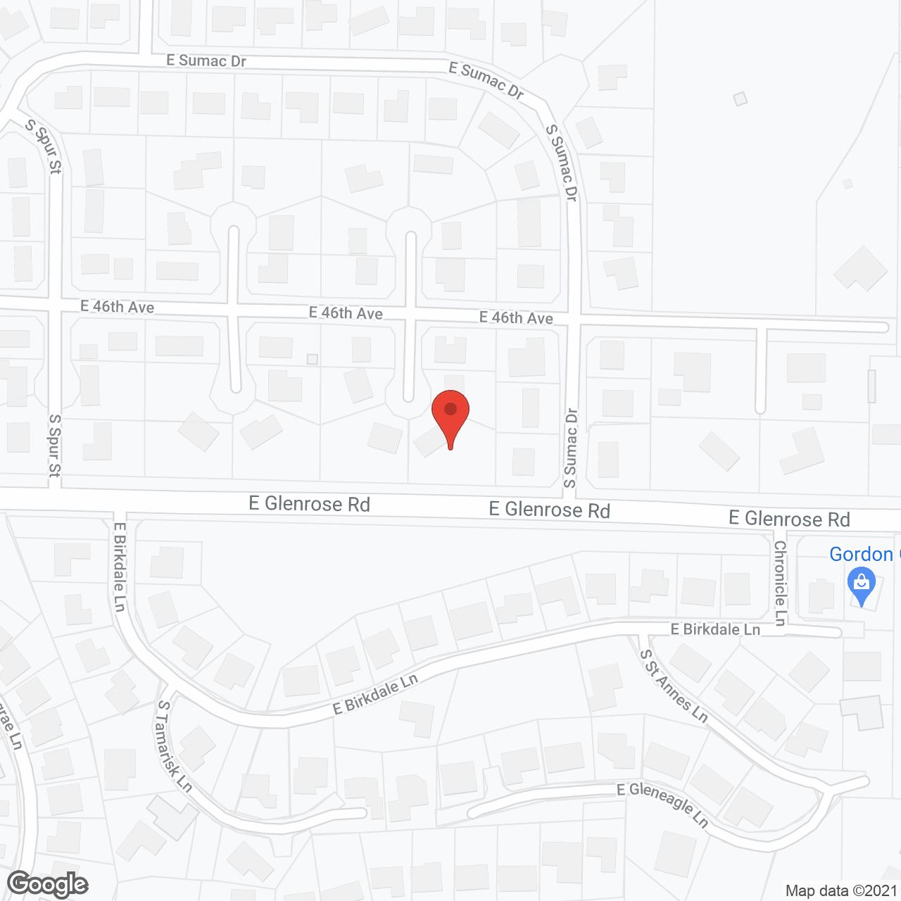 Home Share HealthCare in google map