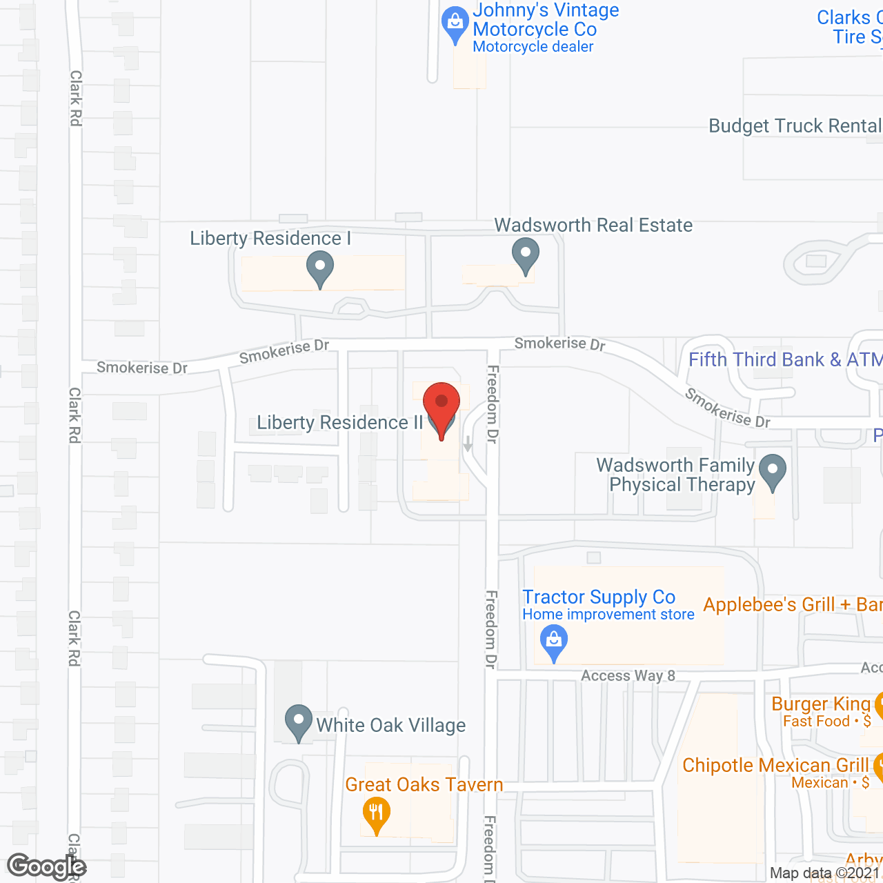 Liberty Residence II in google map