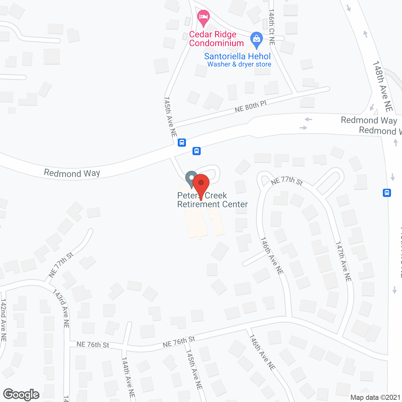 Peters Creek Retirement & Assisted Living in google map