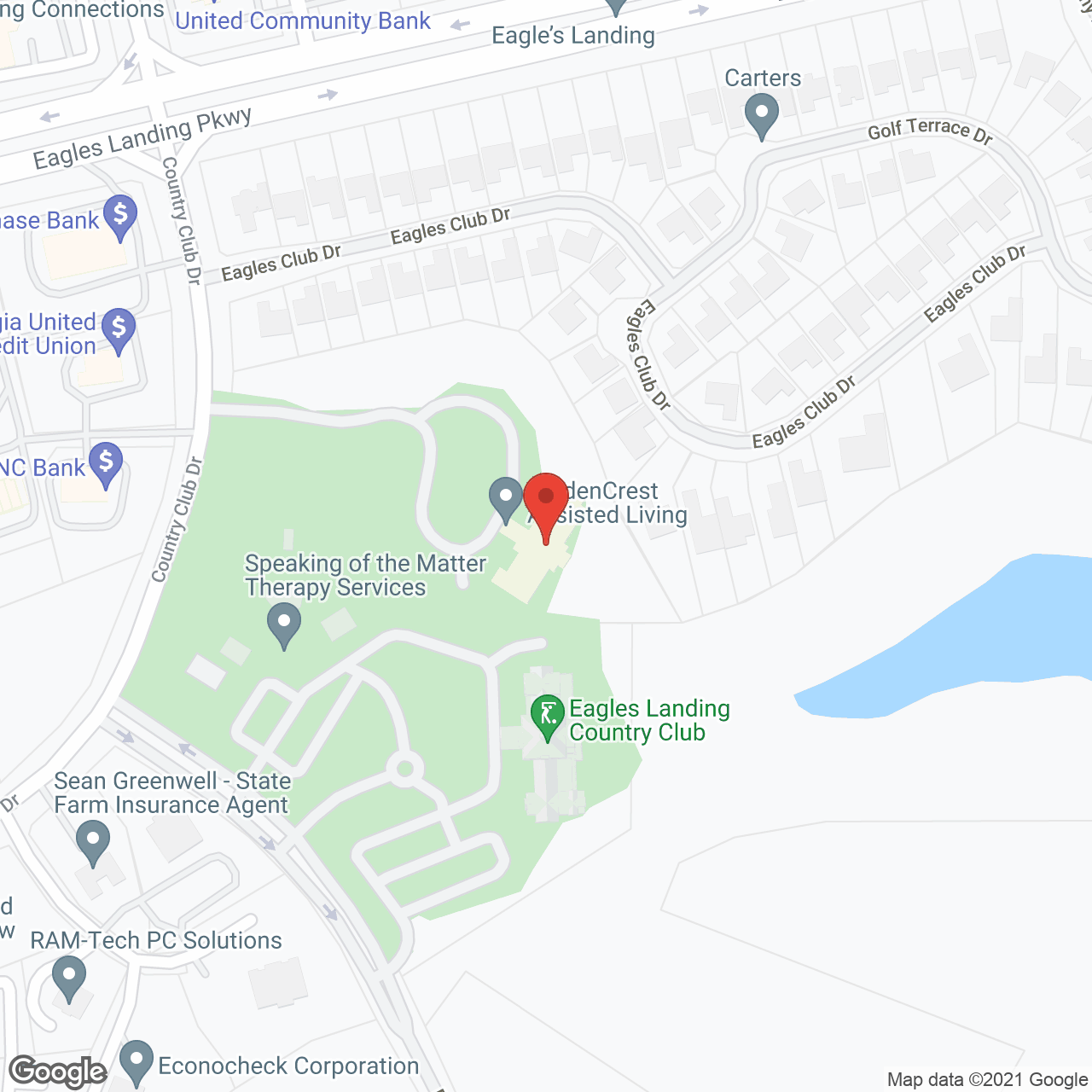 GoldenCrest at Eagle's Landing in google map