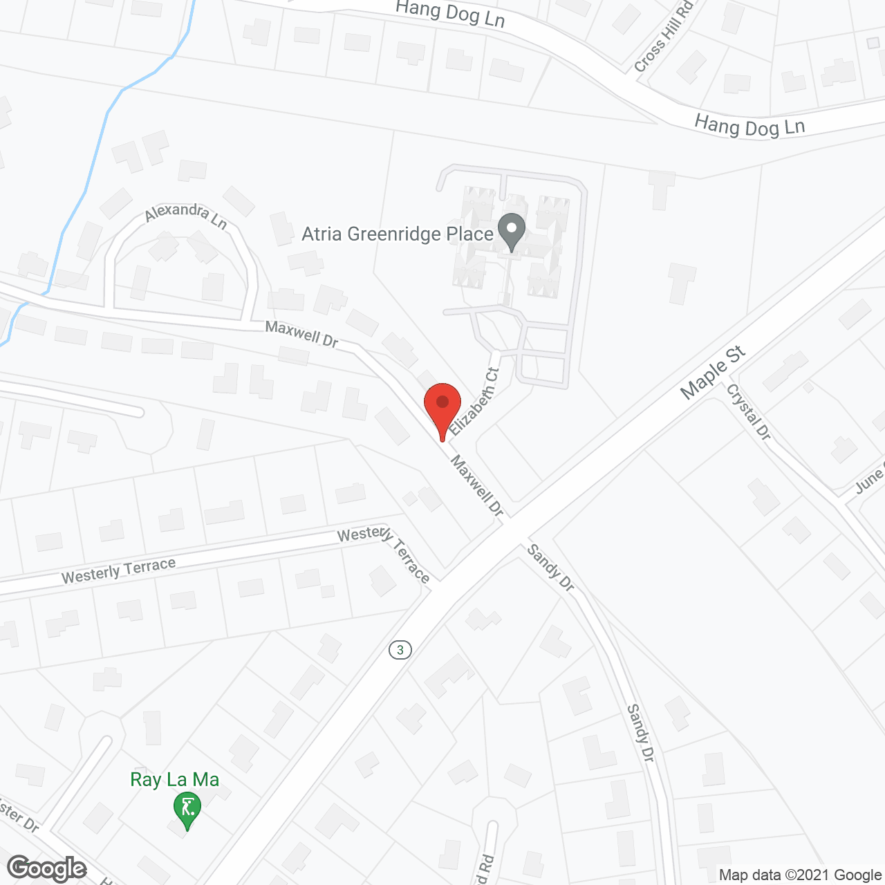 Atria Greenridge Place in google map