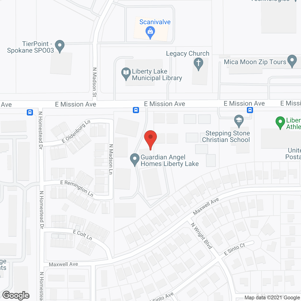 Guardian Angel Homes in google map