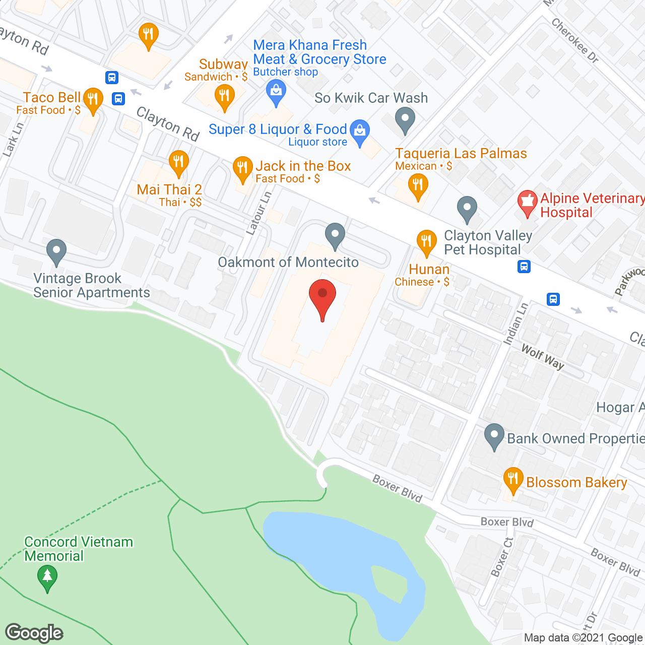 Oakmont of Montecito in google map