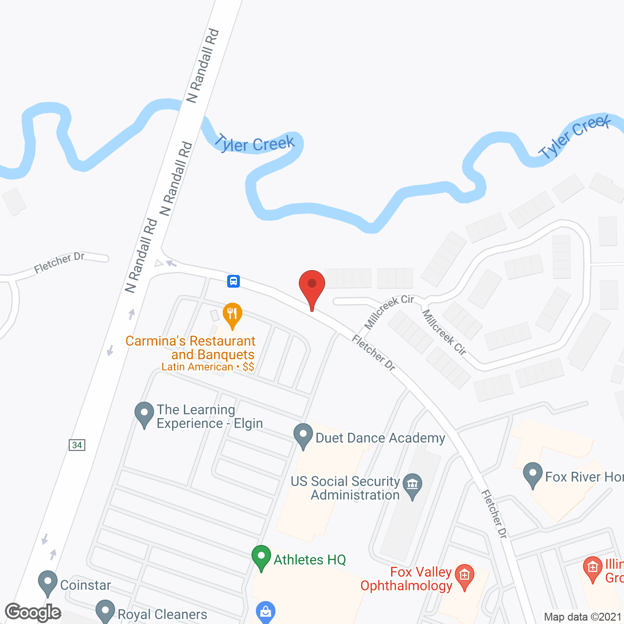 Fox River Horizon in google map