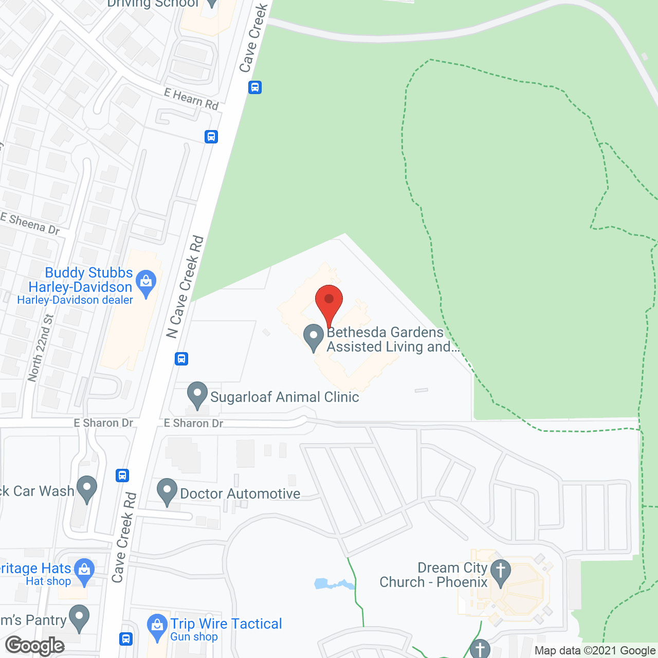Bethesda Gardens in google map