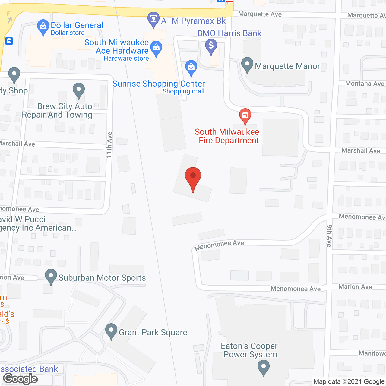 Sunrise Village in google map