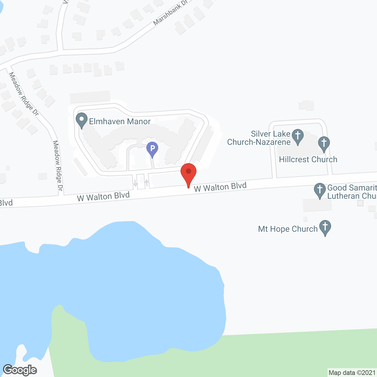 Elmhaven Manor in google map