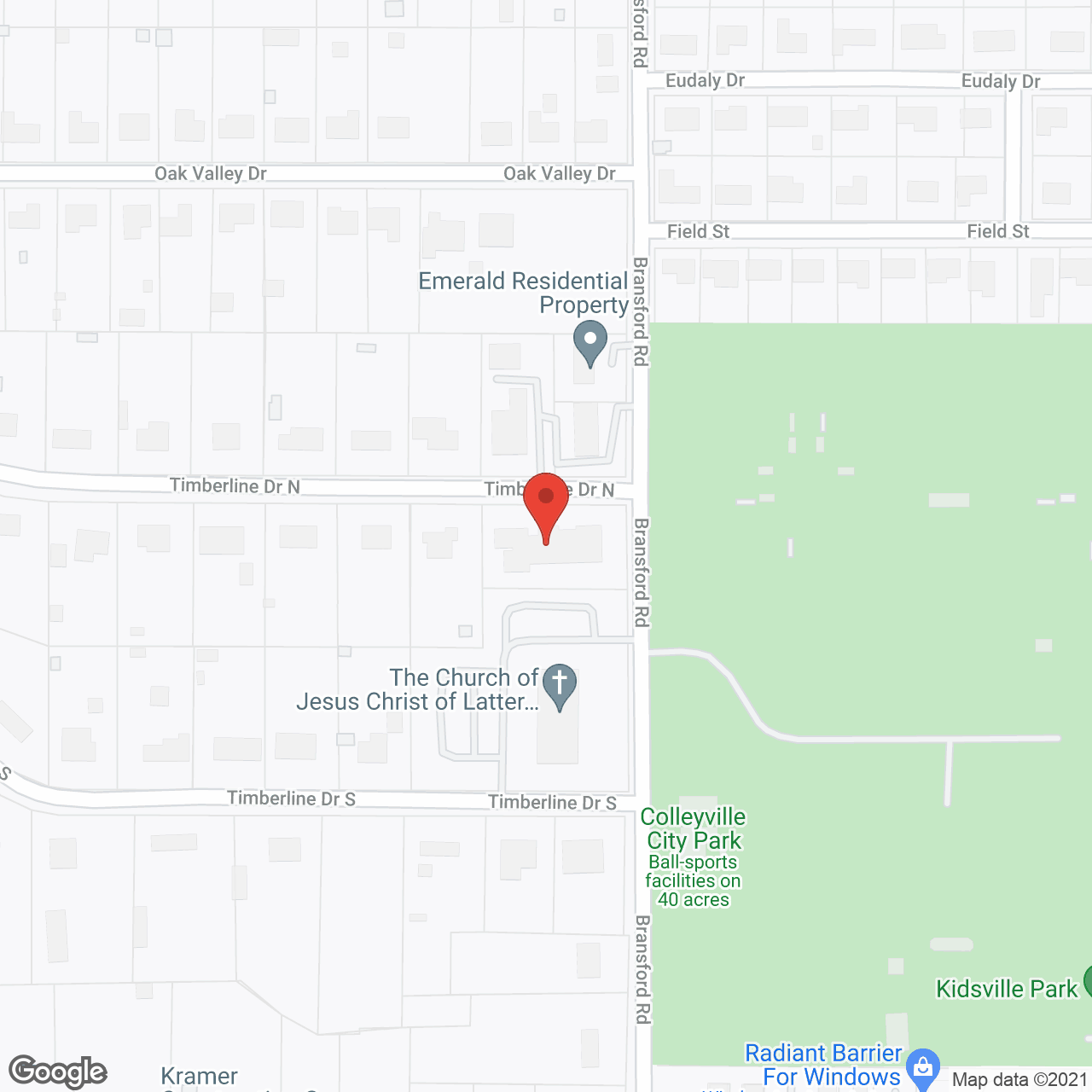 Silver Ridge Assisted Living in google map