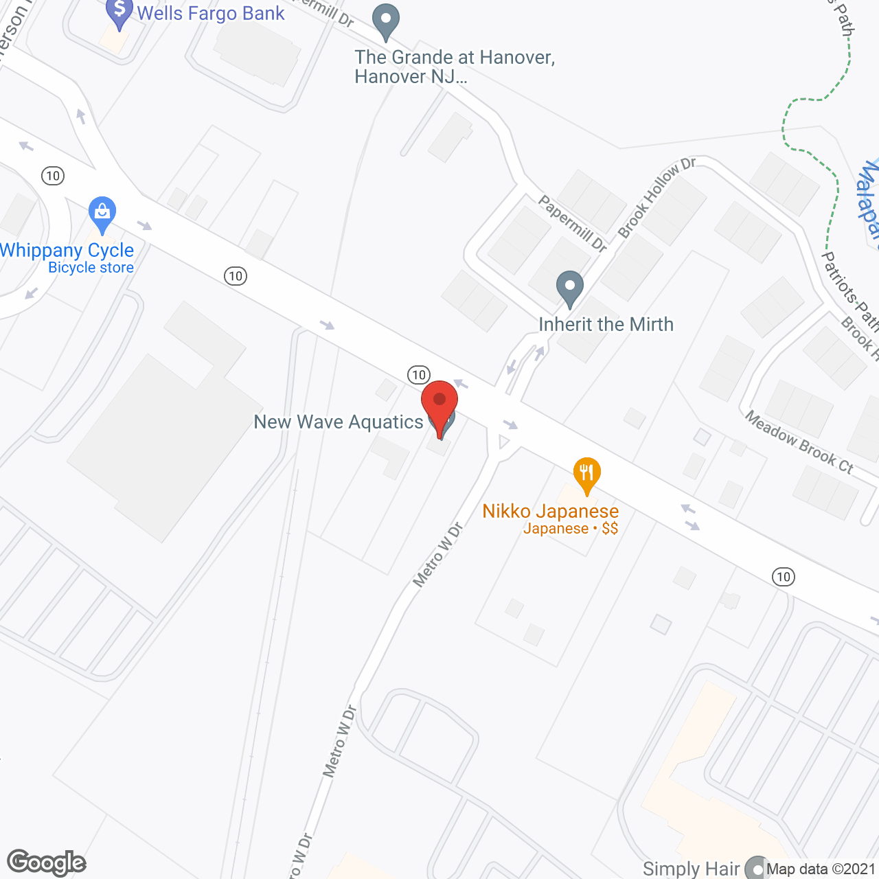Weston Assisted Living in google map