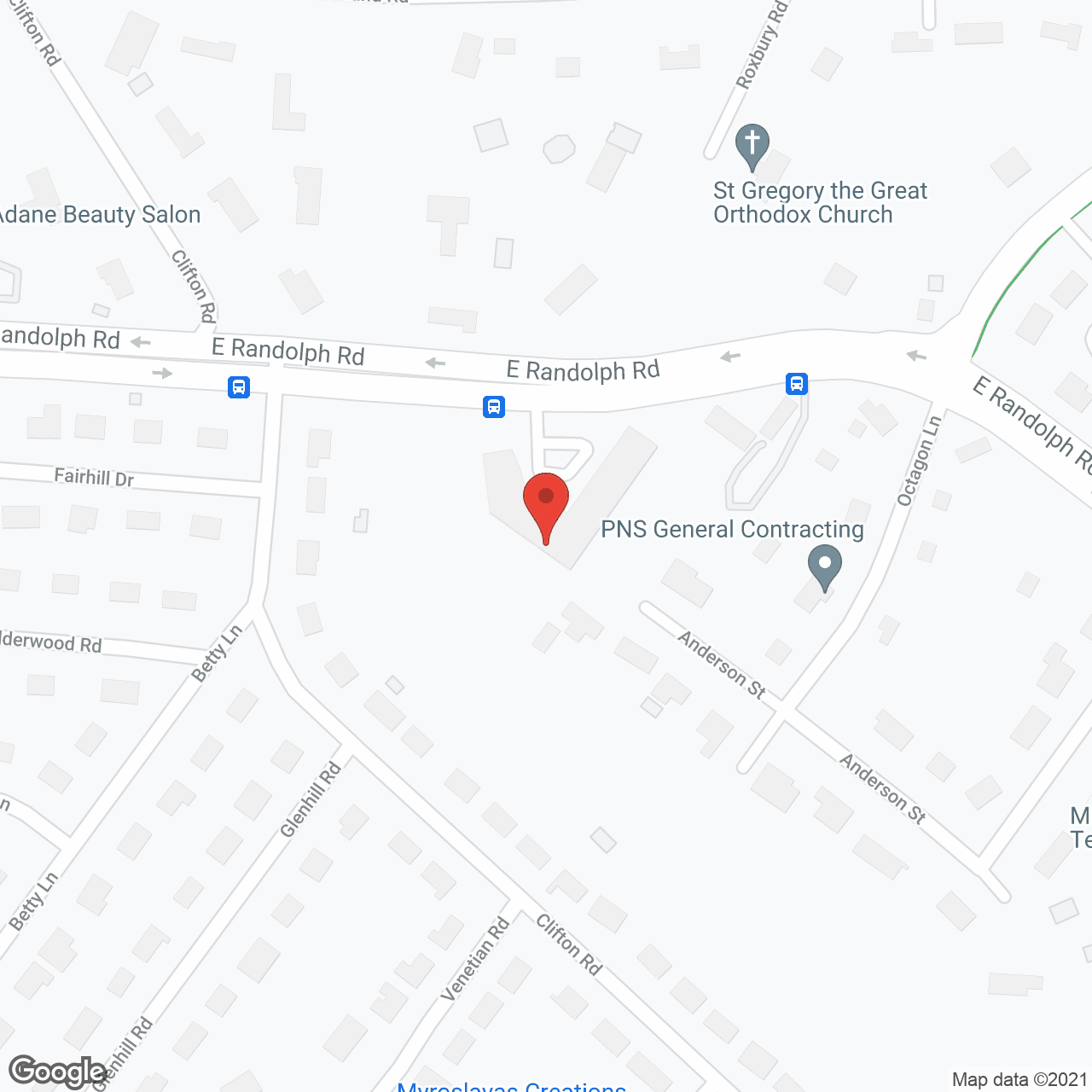 Manor at Colesville in google map