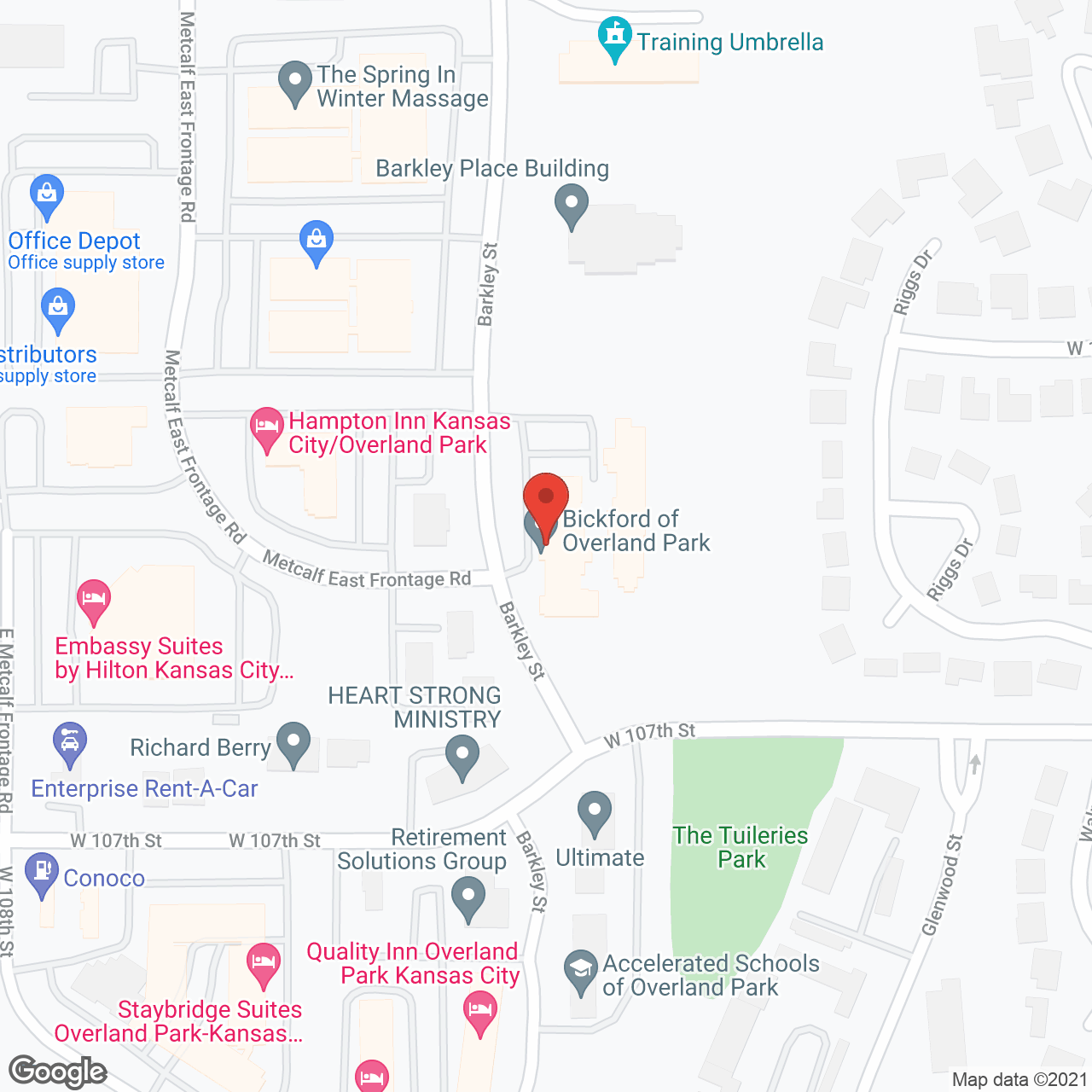 Trustwell Living of Overland Park in google map