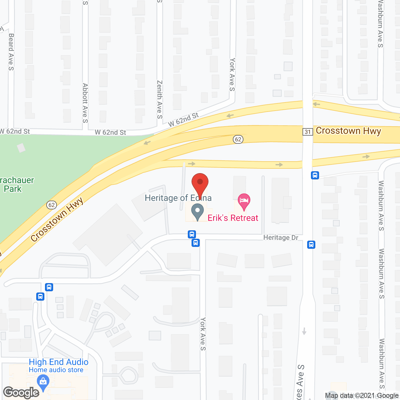 Heritage of Edina in google map