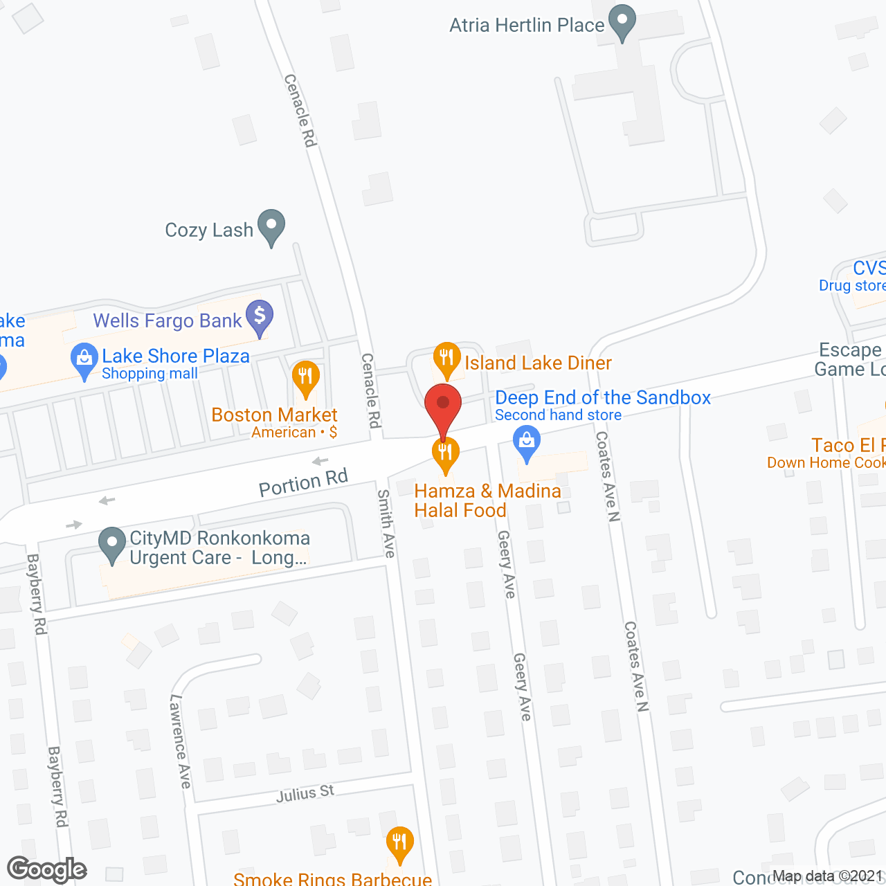 Atria Hertlin Place in google map